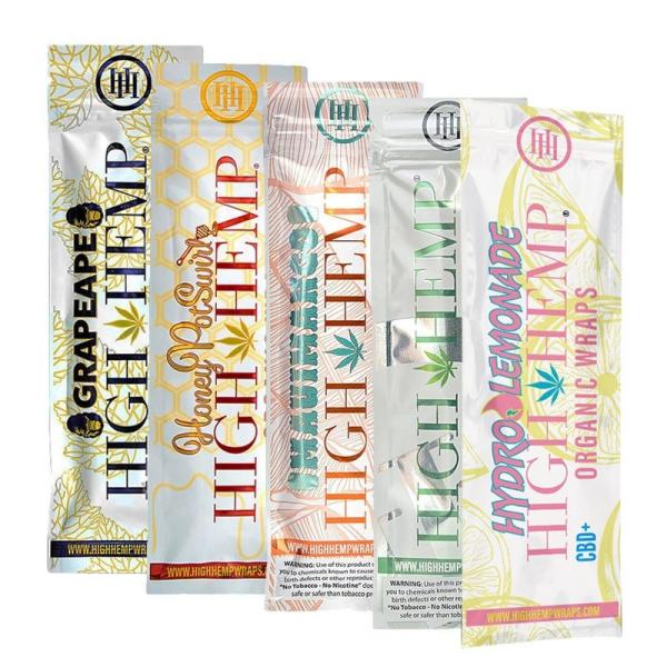 HIGH HEMP WRAPS — Blunt Wraps de Cáñamo