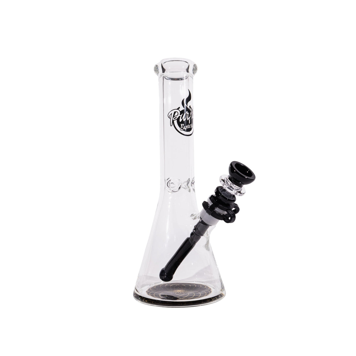 Purple Express Beaker Bong 10" Glass Bong