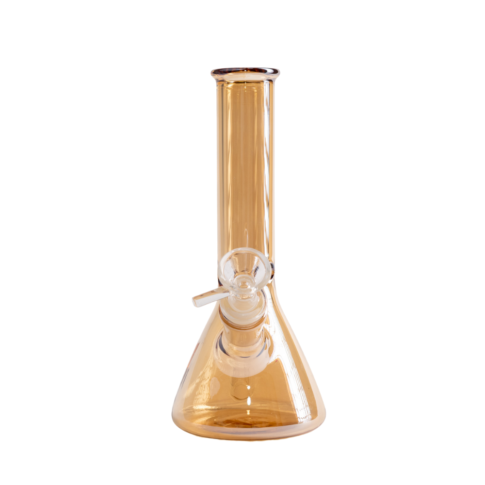 Multicolor Beaker Bong 8 Inch Compact Glass Bong