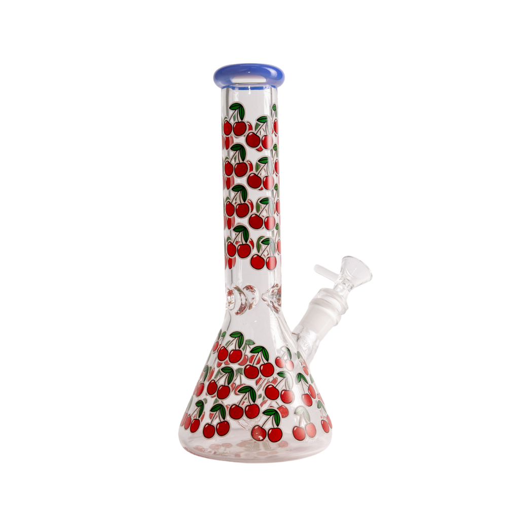 10in Flower Cherry Beaker
