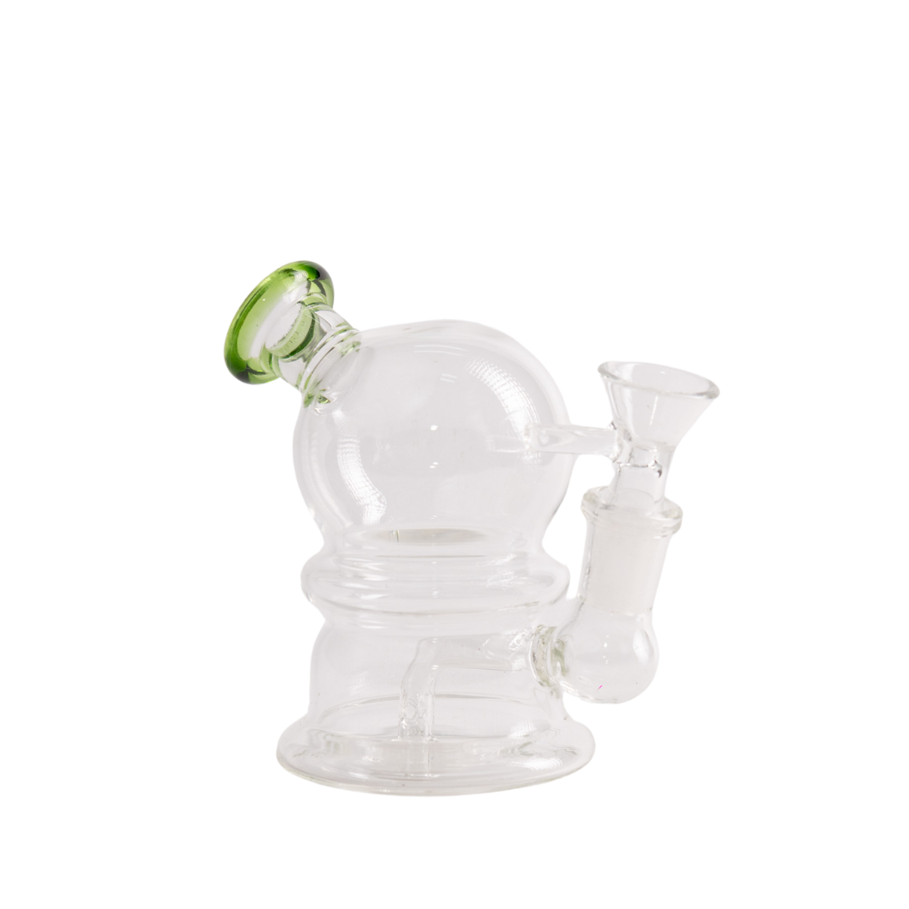 4.5in Mini Rig Green Mouth