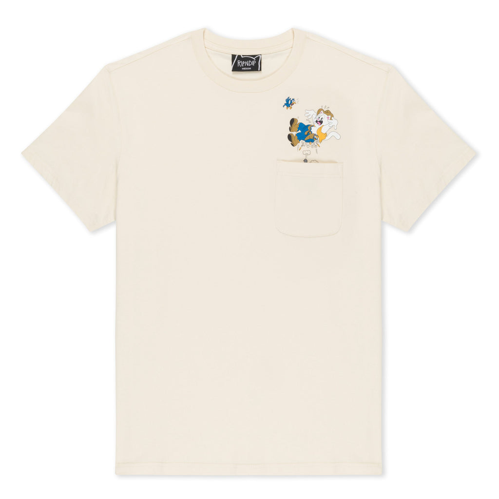 RIPNDIP Pew Pew Pocket Tee natural - frente