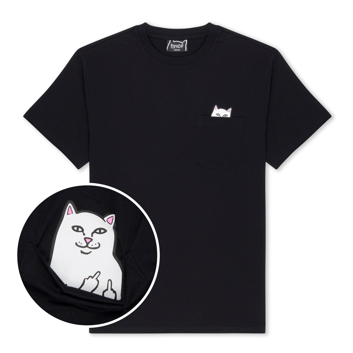 RIPNDIP Lord Nermal Pocket Tee negra