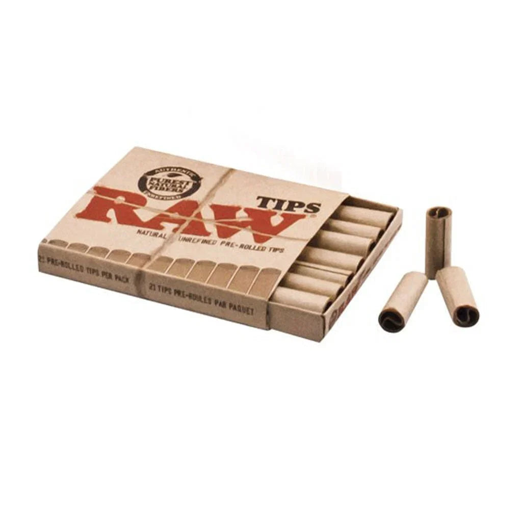 RAW Pre-Rolled Tips caja de 21