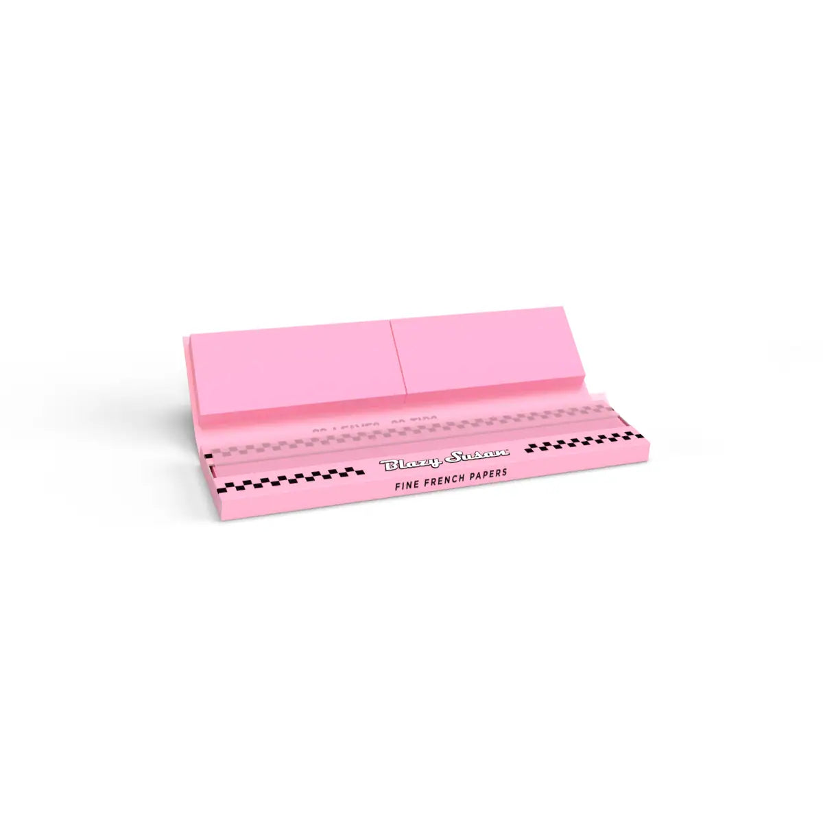 Blazy Susan 1¼ Pink Papers + Tips - paquete abierto con papeles y filtros