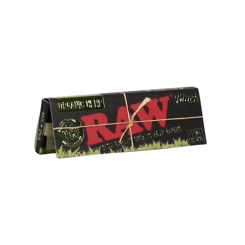 RAW Black Organic 1 1/4 rolling papers