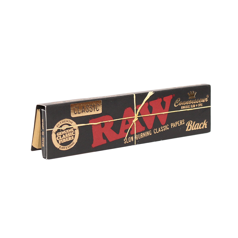 R40181 RAW Black Classic Connoisseur Tips