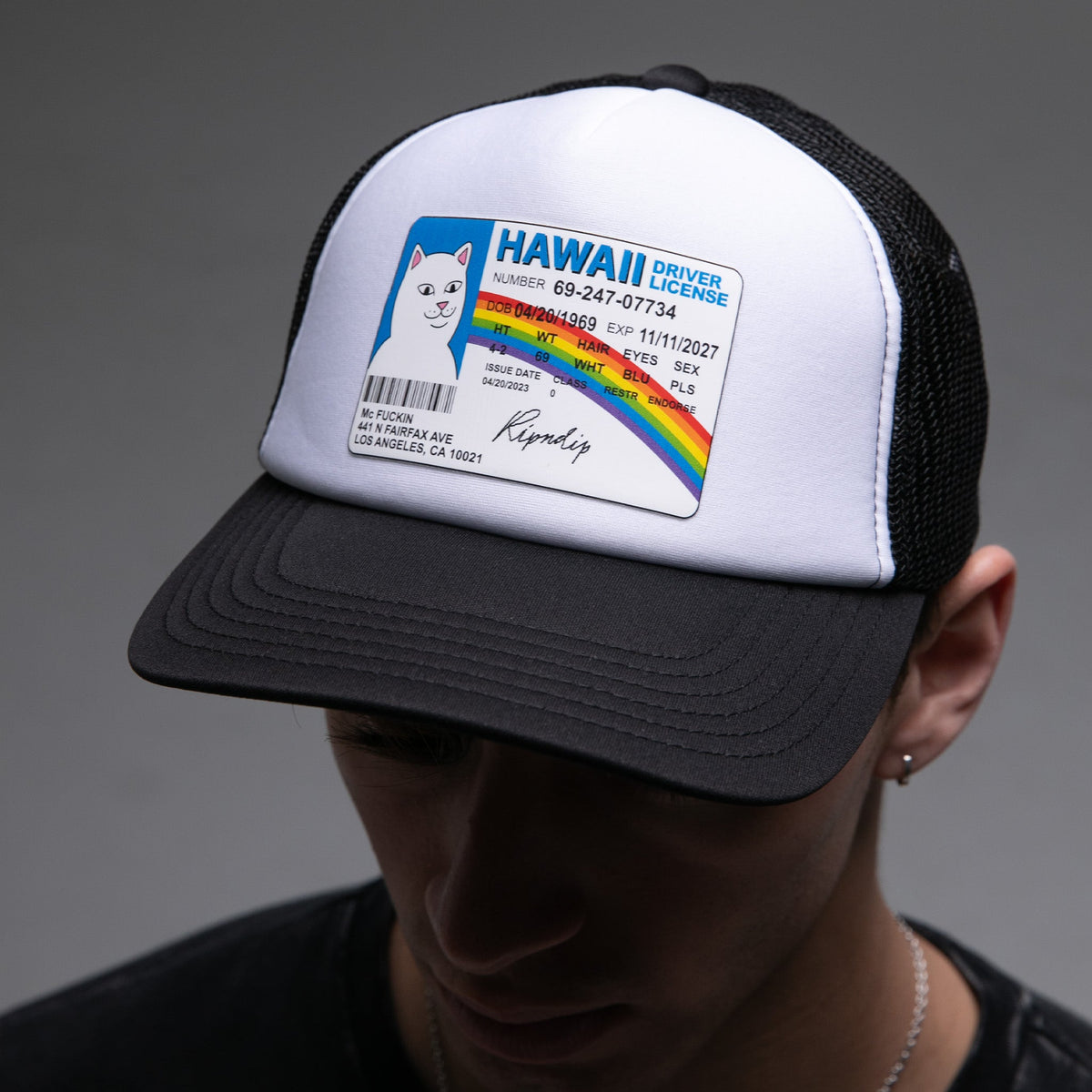 RIPNDIP Mcfuckin Trucker Hat negro - modelo