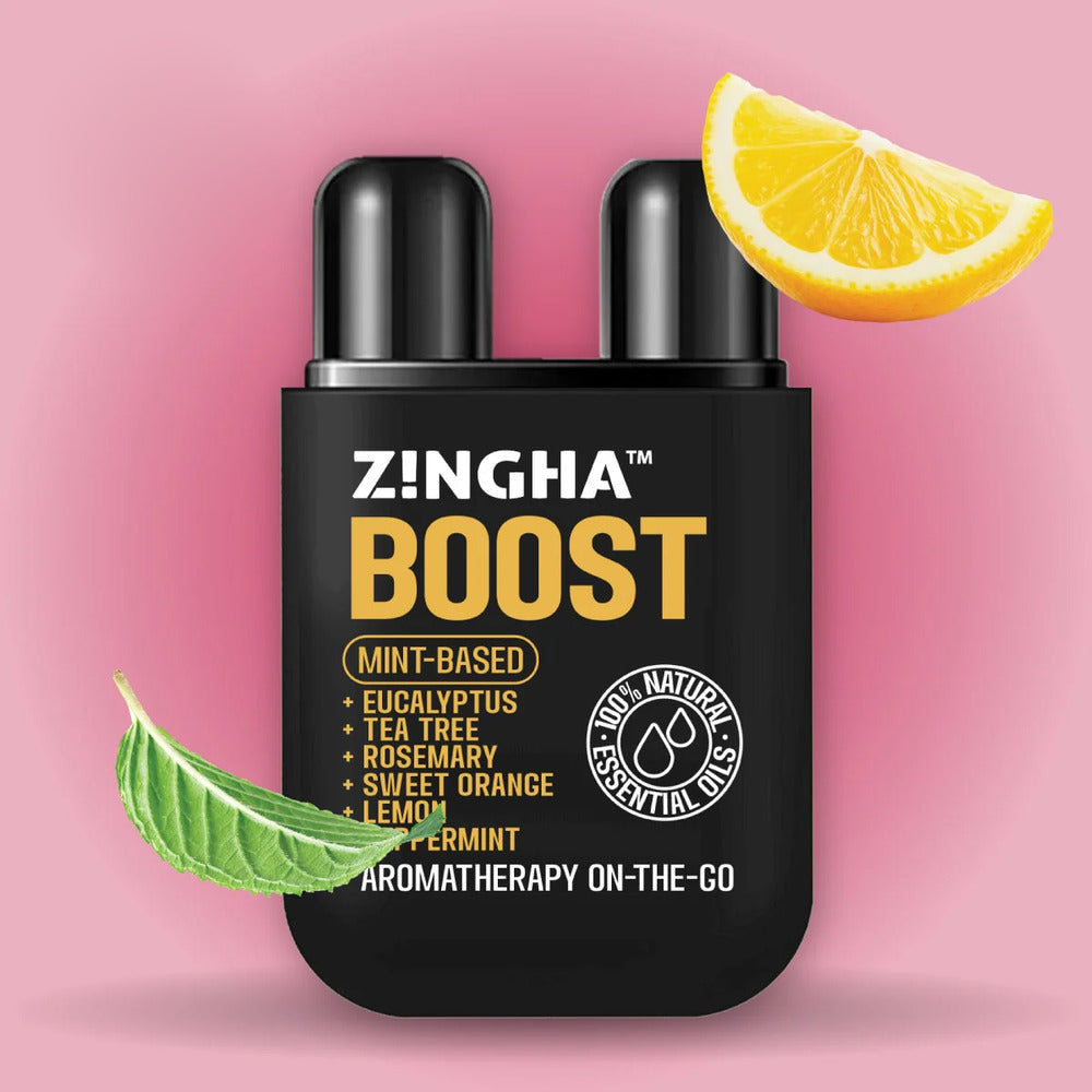 Z!NGHA Inhalador Aromático Doble BOOST