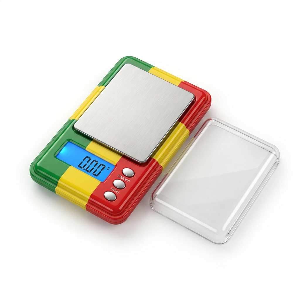 Weigh Max L2-100 pesa digital LED 100g x 0.01g edición Rasta - Purple Express
