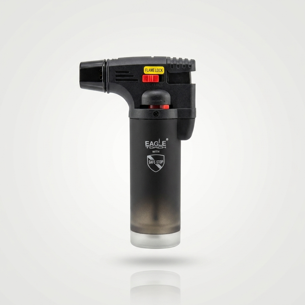 Soplete Eagle Torch mediano recargable negro - L10019 - Purple Express Costa Rica