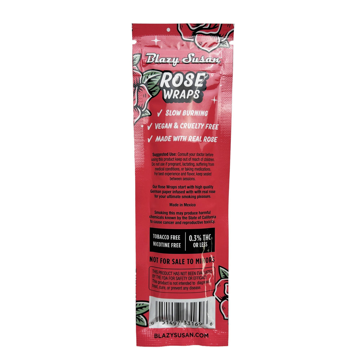 BLAZY SUSAN ROSE WRAPS